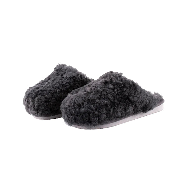 Shearling Slippers Asphalt