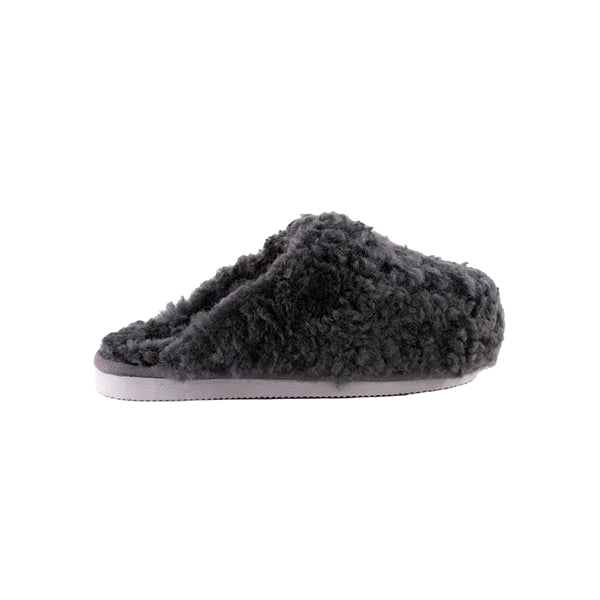 Shearling Slippers Asphalt