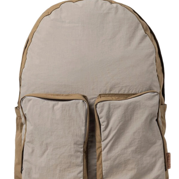 Amiacalva Shrink Nylon Two-tone Backpack