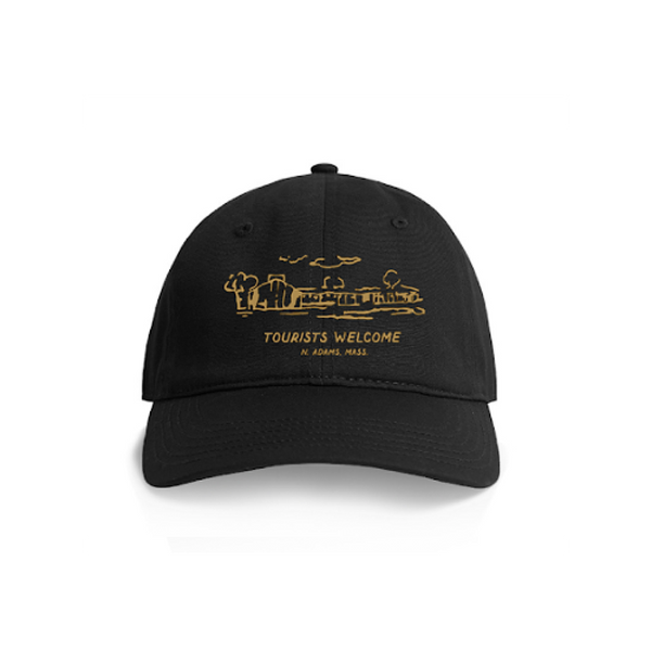 Black TOURISTS watermark hat