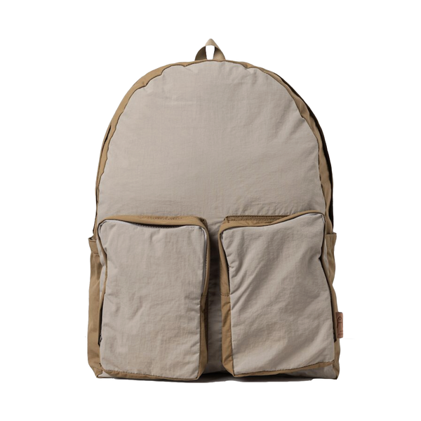 Amiacalva Shrink Nylon Two-tone Backpack