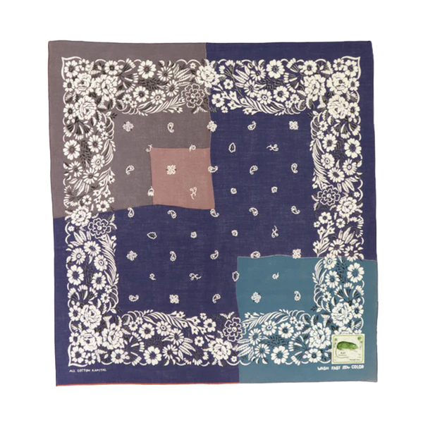 Kapital Garden Patchwork Bandana Purple