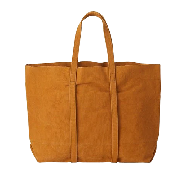 Amiacalva Medium Washed Canvas 6-Pocket Tote - Mustard